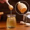 25 mini wooden honey sticks, 3-inch honeycomb dipper, perfect for honey jars, drizzle, and wedding favors.